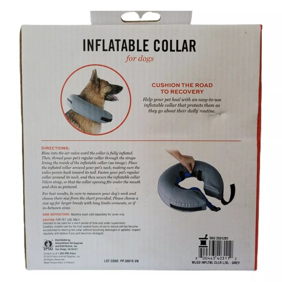 WELL & GOOD Inflatable Recovery Collar for Dogs (Large/XL) - Picture 3 of 6